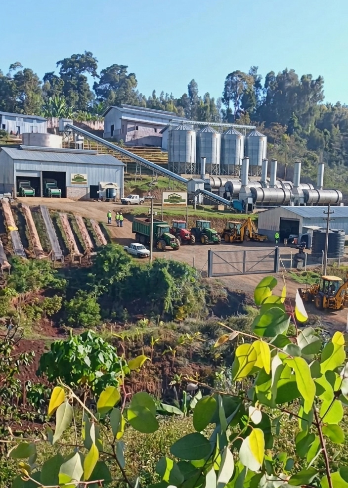 Agricultural production field transformation within regional Ethiopia showing wide fields processed traditionally and transitioning to scale